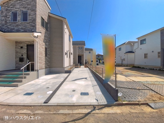 千葉県松戸市新松戸6丁目の新築戸建て完成写真 2026年5月17日撮影