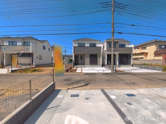 千葉県松戸市新松戸6丁目の新築戸建て完成写真 2026年5月17日撮影