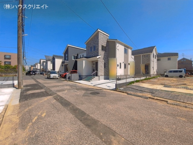 千葉県松戸市新松戸6丁目の新築戸建て完成写真 2026年5月17日撮影