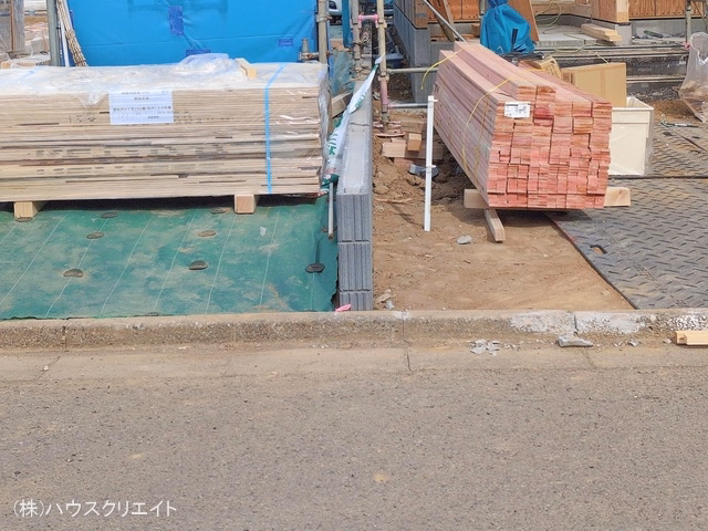 千葉県松戸市新松戸６丁目の新築戸建て上棟写真 2026年2月5日撮影
