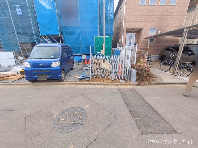 千葉県松戸市新松戸６丁目の新築戸建て上棟写真 2026年2月5日撮影