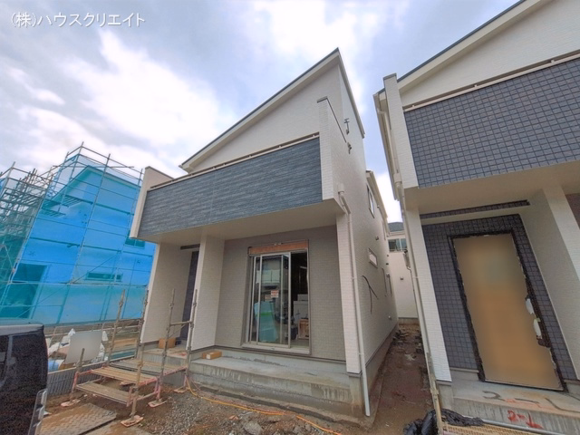 千葉県松戸市新松戸６丁目の新築戸建て外構写真 2026年3月31日撮影