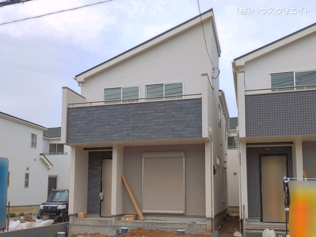 千葉県松戸市新松戸６丁目の新築戸建て外構写真 2026年4月21日撮影