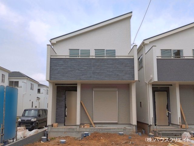 千葉県松戸市新松戸６丁目の新築戸建て外構写真 2026年4月21日撮影