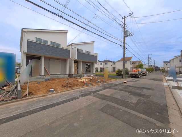千葉県松戸市新松戸６丁目の新築戸建て外構写真 2026年4月21日撮影