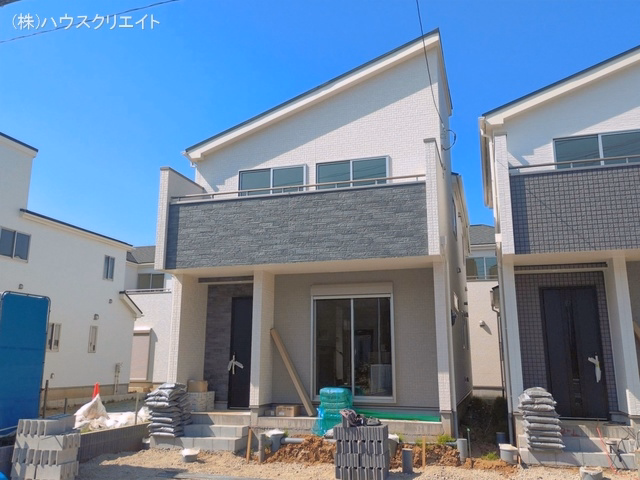 千葉県松戸市新松戸６丁目の新築戸建て外構写真 2026年5月17日撮影