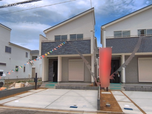 千葉県松戸市新松戸６丁目の新築戸建て完成写真 2026年6月21日撮影