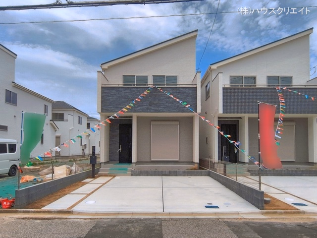千葉県松戸市新松戸６丁目の新築戸建て完成写真 2026年6月21日撮影