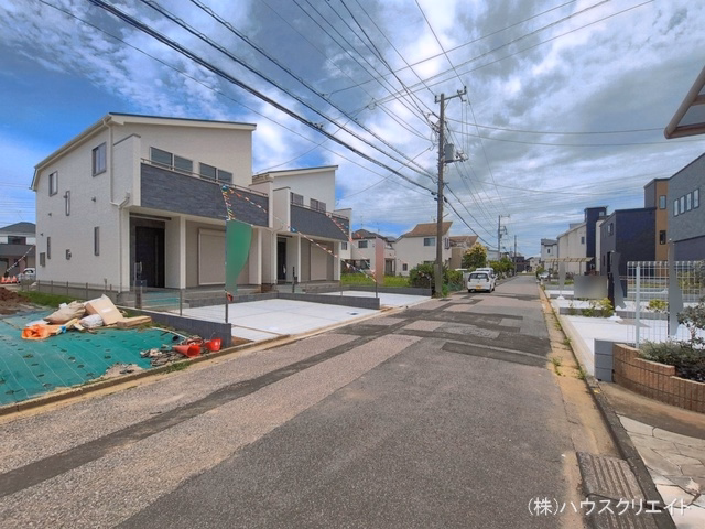 千葉県松戸市新松戸６丁目の新築戸建て完成写真 2026年6月21日撮影