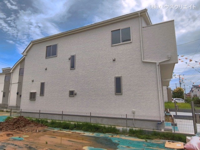 千葉県松戸市新松戸６丁目の新築戸建て完成写真 2026年6月21日撮影