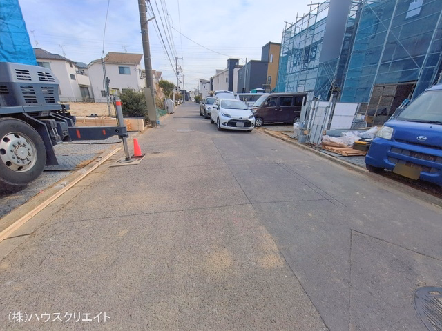 千葉県松戸市新松戸6丁目の新築戸建て上棟写真 2026年2月5日撮影