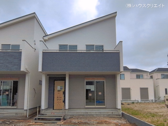千葉県松戸市新松戸6丁目の新築戸建て外構写真 2026年3月31日撮影