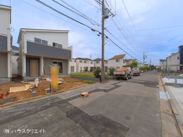 千葉県松戸市新松戸6丁目の新築戸建て外構写真 2026年4月21日撮影