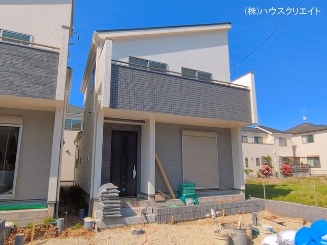 千葉県松戸市新松戸6丁目の新築戸建て外構写真 2026年5月17日撮影
