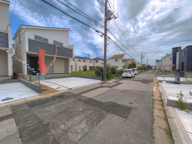 千葉県松戸市新松戸6丁目の新築戸建て完成写真 2026年6月21日撮影