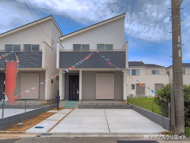 千葉県松戸市新松戸6丁目の新築戸建て完成写真 2026年6月21日撮影
