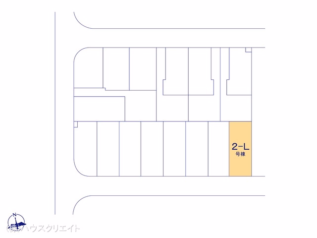 千葉県松戸市新松戸6丁目の新築戸建て全体区画図 ※図面と異なる場合は現況を優先