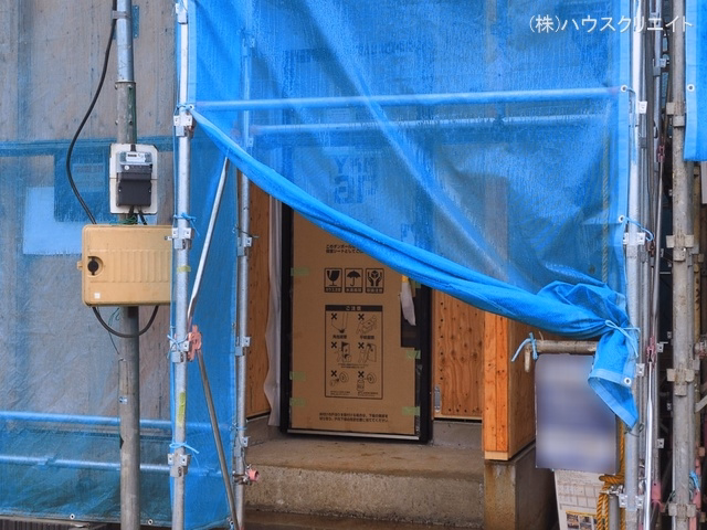 千葉県松戸市新松戸6丁目の新築戸建て上棟写真 2026年3月2日撮影