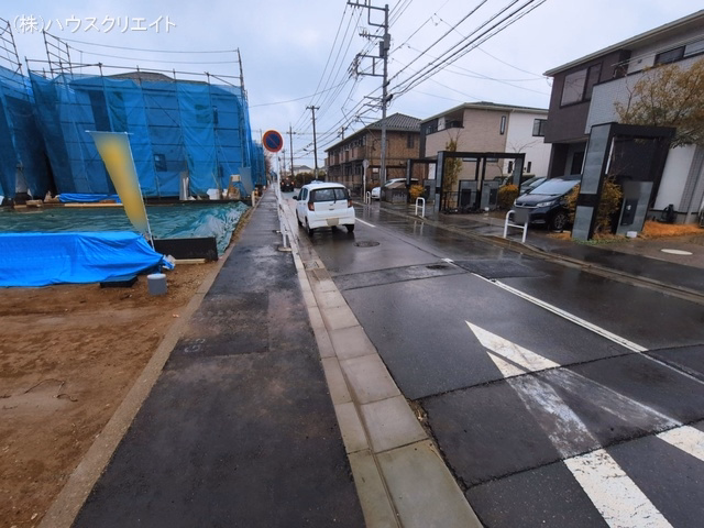 千葉県松戸市新松戸6丁目の新築戸建て上棟写真 2026年3月2日撮影