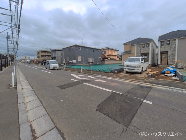 千葉県松戸市新松戸6丁目の新築戸建て外構写真 2026年3月31日撮影