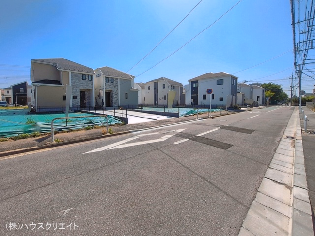 千葉県松戸市新松戸6丁目の新築戸建て完成写真 2026年5月17日撮影