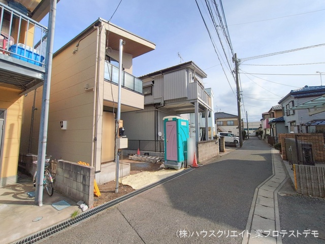 千葉県流山市東初石２丁目の新築戸建て外構写真 2026年2月19日撮影