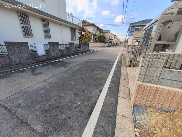 千葉県松戸市新松戸南2丁目の新築戸建てシート写真 2026年2月17日撮影