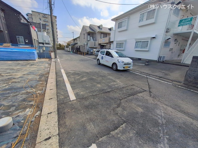 千葉県松戸市新松戸南2丁目の新築戸建てシート写真 2026年2月17日撮影