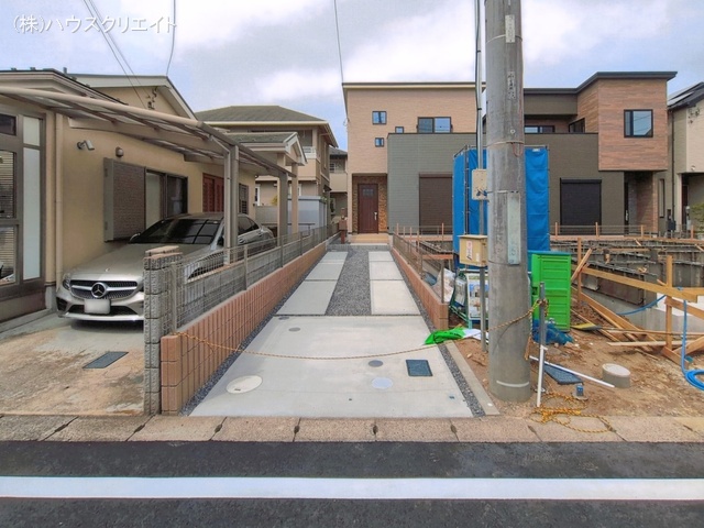 千葉県松戸市新松戸南2丁目の新築戸建て完成写真 2026年4月16日撮影