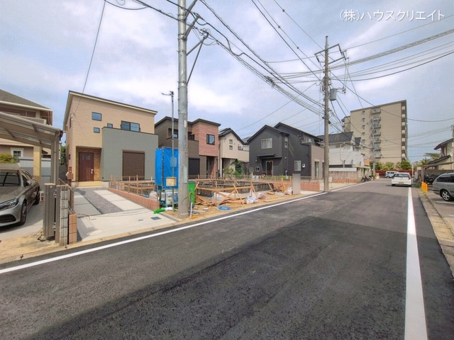 千葉県松戸市新松戸南2丁目の新築戸建て完成写真 2026年4月16日撮影