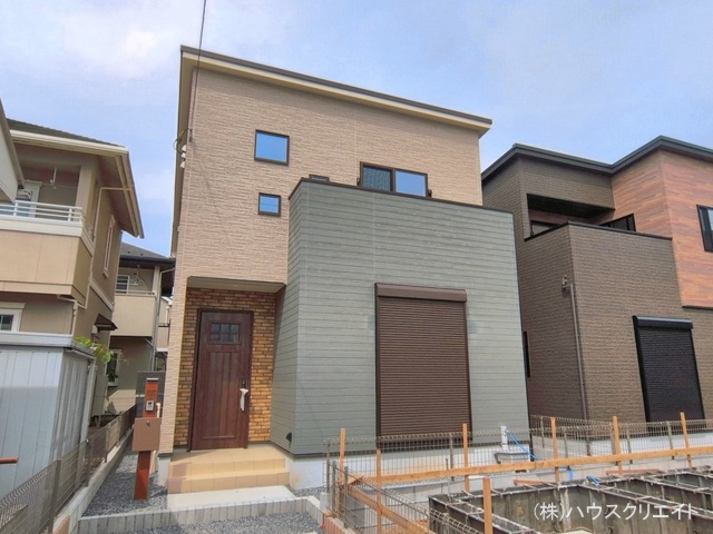 千葉県松戸市新松戸南2丁目の新築戸建て完成写真 2026年4月16日撮影