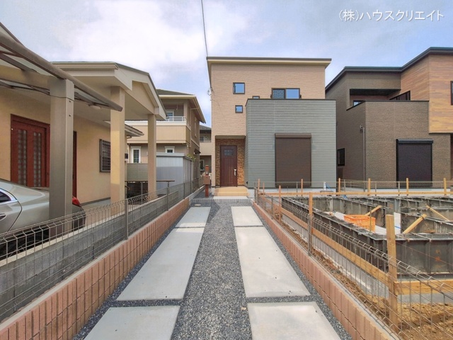 千葉県松戸市新松戸南2丁目の新築戸建て完成写真 2026年4月16日撮影