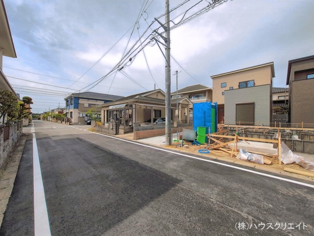 千葉県松戸市新松戸南2丁目の新築戸建て完成写真 2026年4月16日撮影