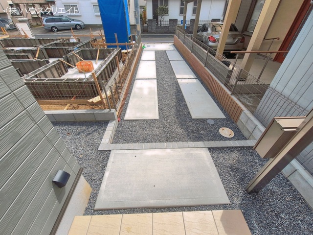 千葉県松戸市新松戸南2丁目の新築戸建て完成写真 2026年4月16日撮影