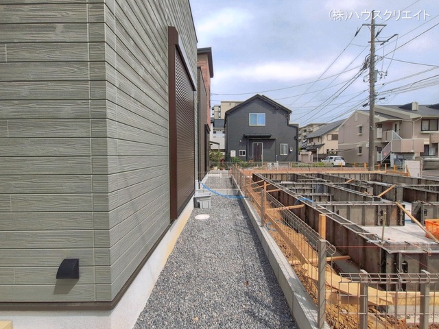 千葉県松戸市新松戸南2丁目の新築戸建て完成写真 2026年4月16日撮影