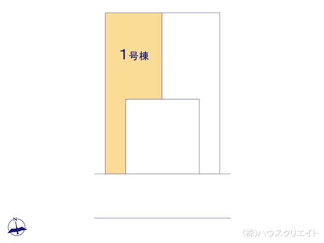 千葉県松戸市新松戸南2丁目の新築戸建て全体区画図 ※図面と異なる場合は現況を優先