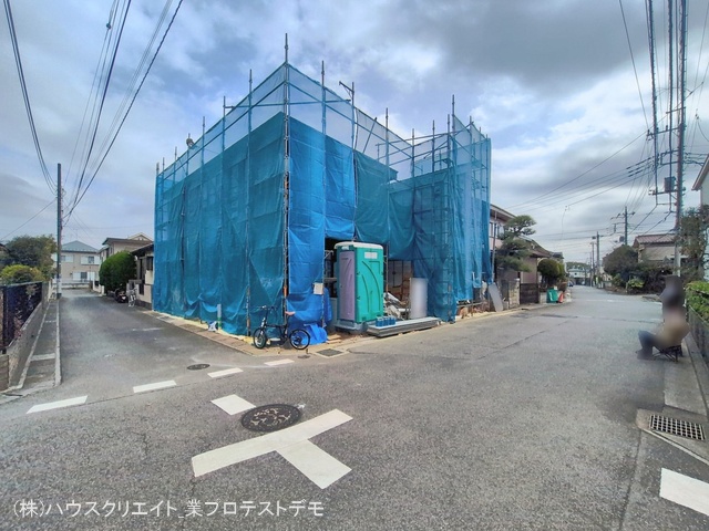 千葉県柏市西原１丁目の新築戸建てシート写真 2026年2月23日撮影
