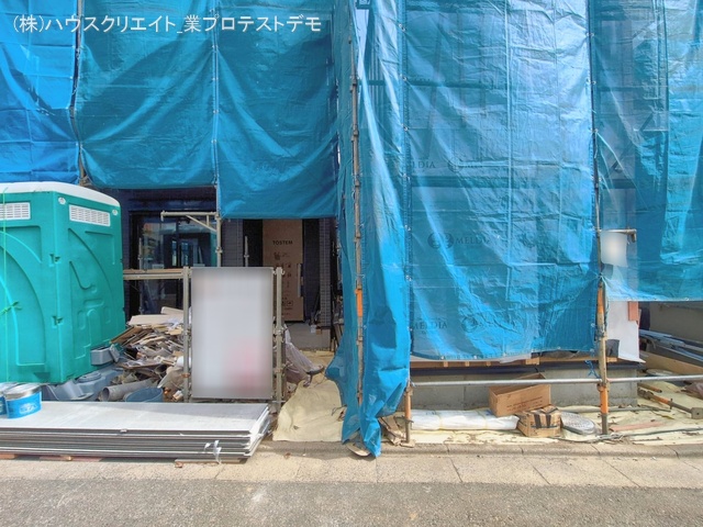 千葉県柏市西原１丁目の新築戸建てシート写真 2026年2月23日撮影