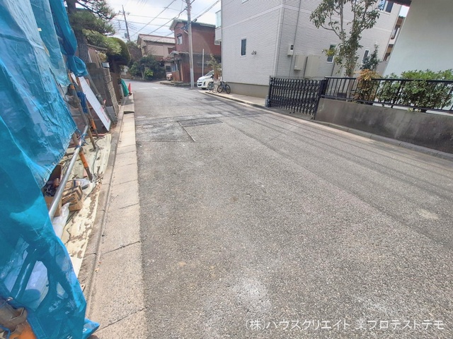 千葉県柏市西原１丁目の新築戸建てシート写真 2026年2月23日撮影