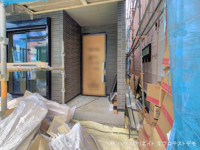 千葉県柏市西原１丁目の新築戸建てシート写真 2026年2月23日撮影