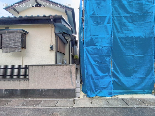 千葉県柏市西原１丁目の新築戸建てシート写真 2026年2月23日撮影