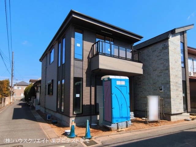千葉県柏市西原１丁目の新築戸建て外構写真 2026年3月8日撮影