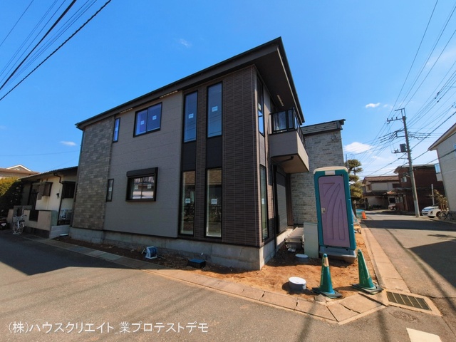 千葉県柏市西原１丁目の新築戸建て外構写真 2026年3月8日撮影