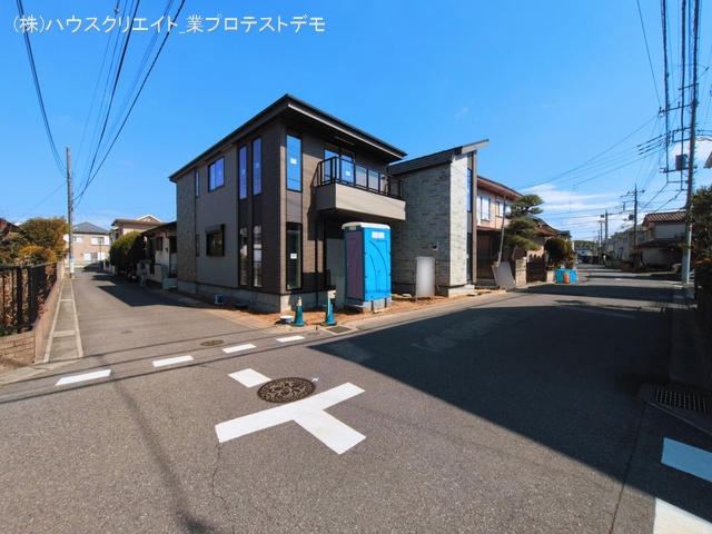 千葉県柏市西原１丁目の新築戸建て外構写真 2026年3月8日撮影