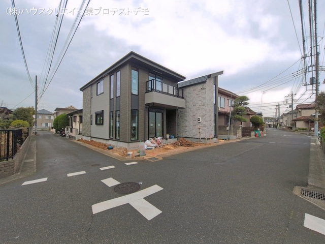 千葉県柏市西原１丁目の新築戸建て外構写真 2026年3月24日撮影