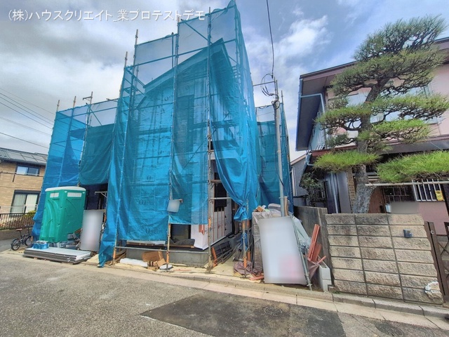 千葉県柏市西原１丁目の新築戸建てシート写真 2026年2月23日撮影