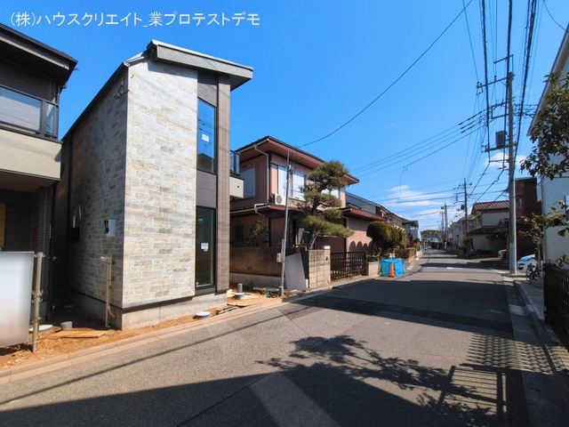 千葉県柏市西原１丁目の新築戸建て外構写真 2026年3月8日撮影