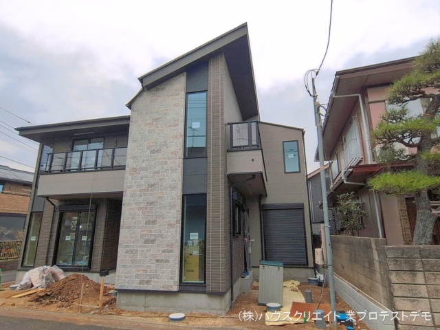 千葉県柏市西原１丁目の新築戸建て外構写真 2026年3月24日撮影