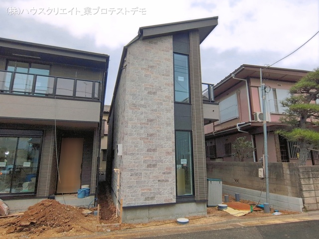 千葉県柏市西原１丁目の新築戸建て外構写真 2026年3月24日撮影