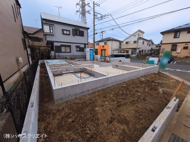 千葉県松戸市栄町8丁目の新築戸建て基礎写真 2026年3月1日撮影